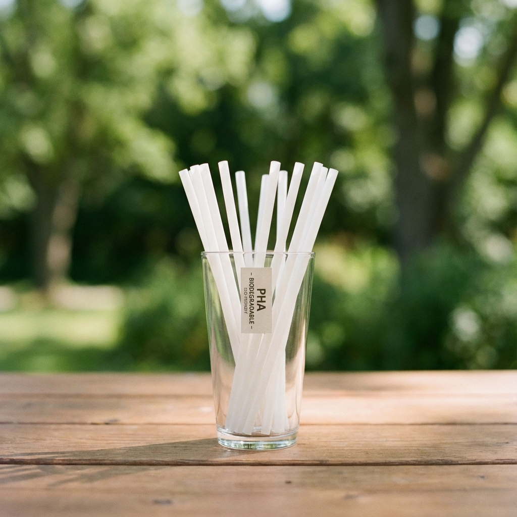 PHA biodegradable straws